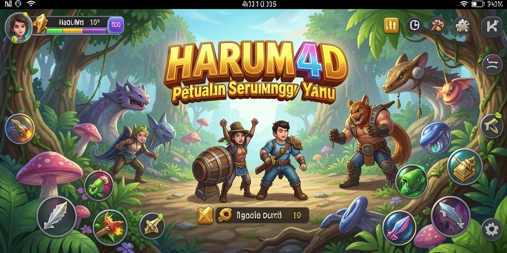 Screenshot gameplay <strong>HARUM4D</strong> yang menunjukkan aksi petualangan yang seru.