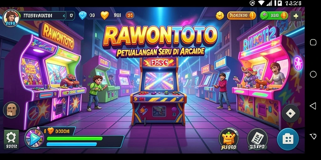 Screenshot gameplay menampilkan aksi seru di RAWONTOTO.