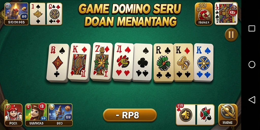Tampilan gameplay RP8 yang seru dan interaktif.