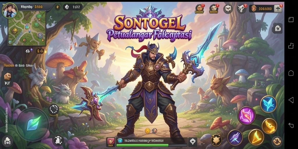 Tampilan gameplay seru di dunia petualangan SONTOGEL.